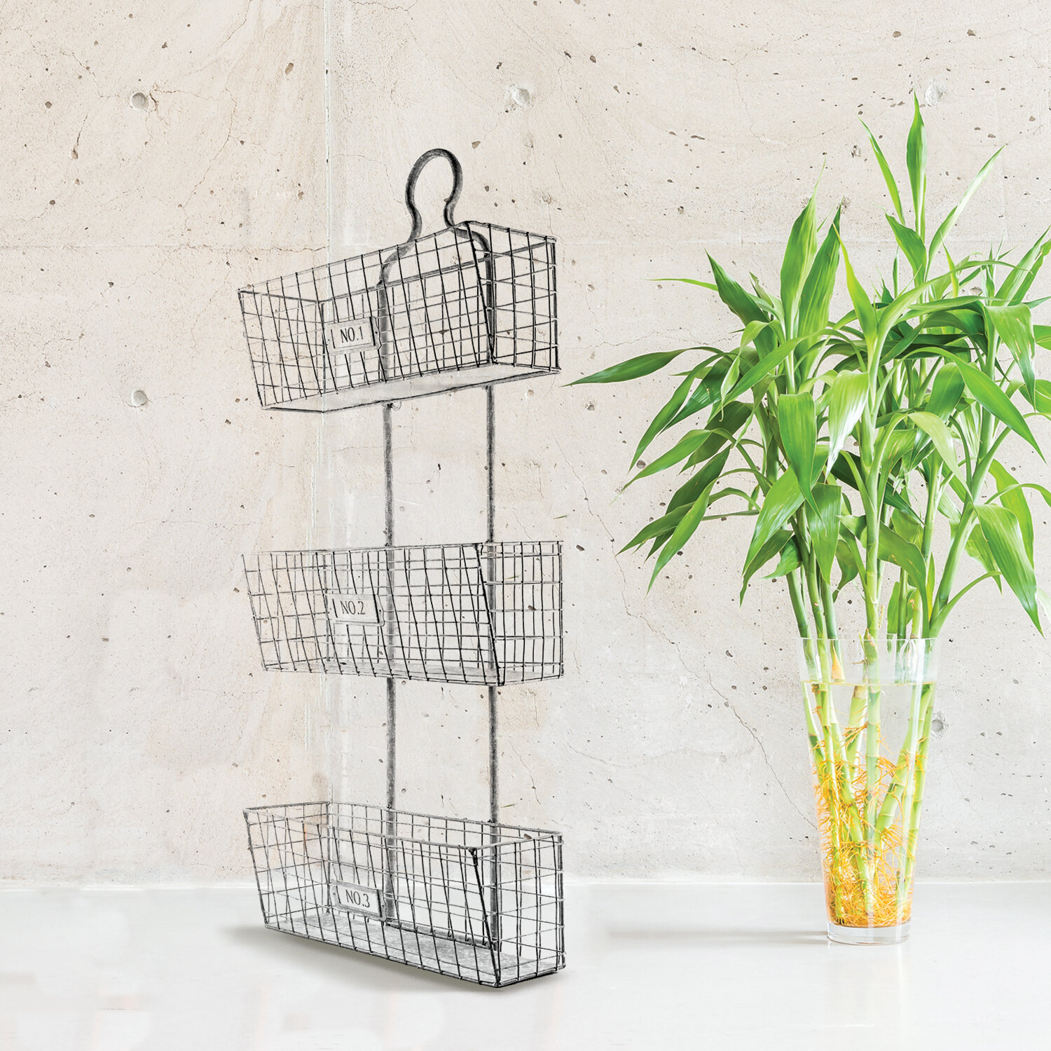 Multi-Layer Metal Wire Hanging Storage Baskets Food Storage