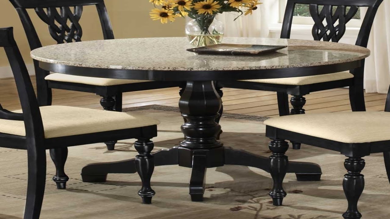 Granite top dining online table set