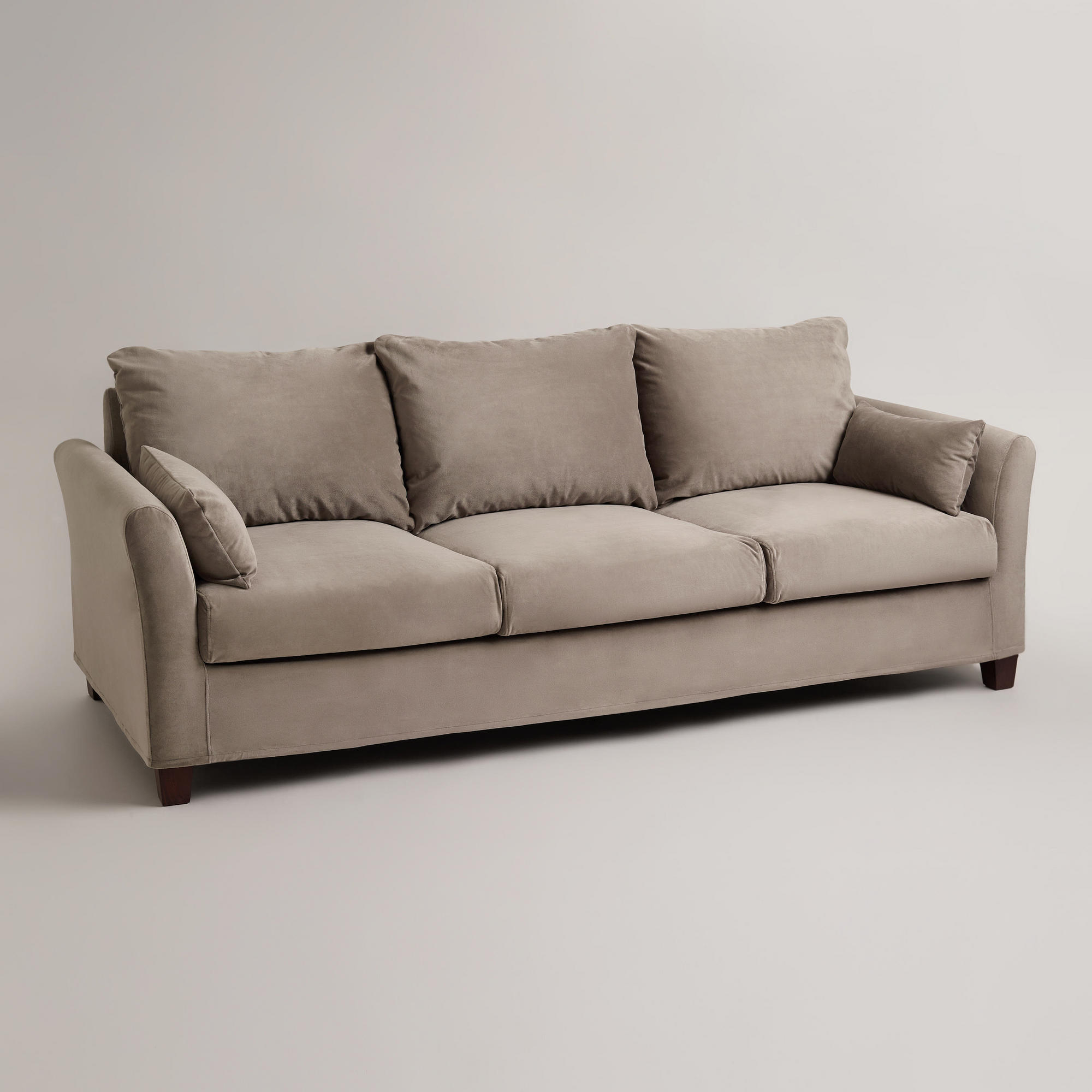 3 Cushion Sofa Slipcover Visualhunt, What Is The Best Slipcover For Leather Sofa