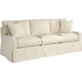 three cushion sofa white