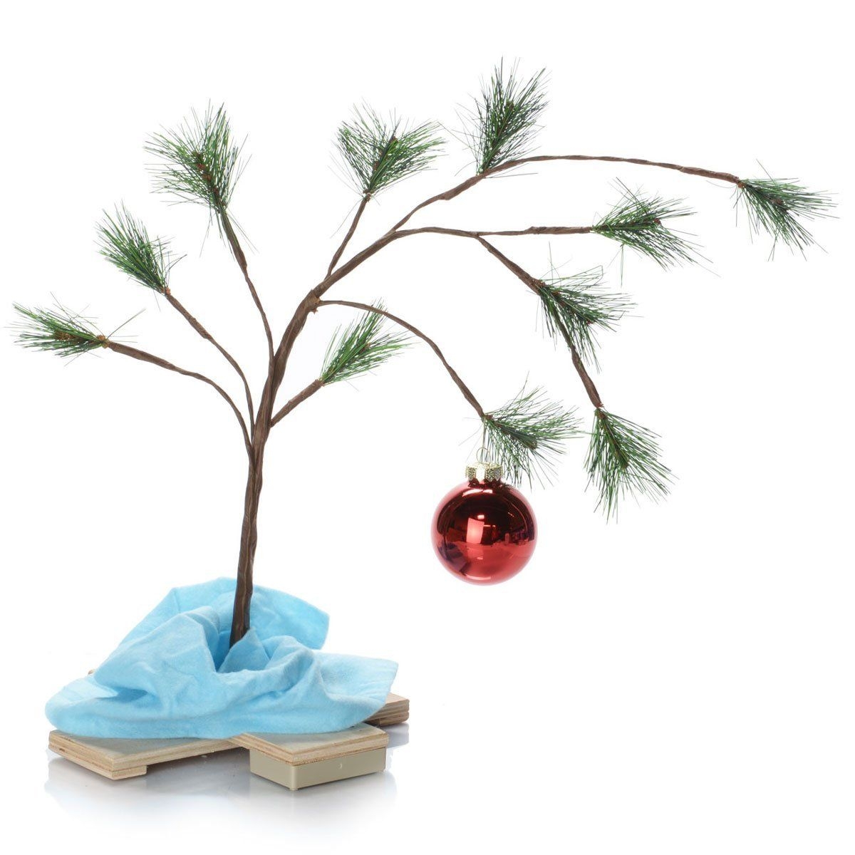 24" Charlie Brown Musical Tabletop Christmas Tree with ...