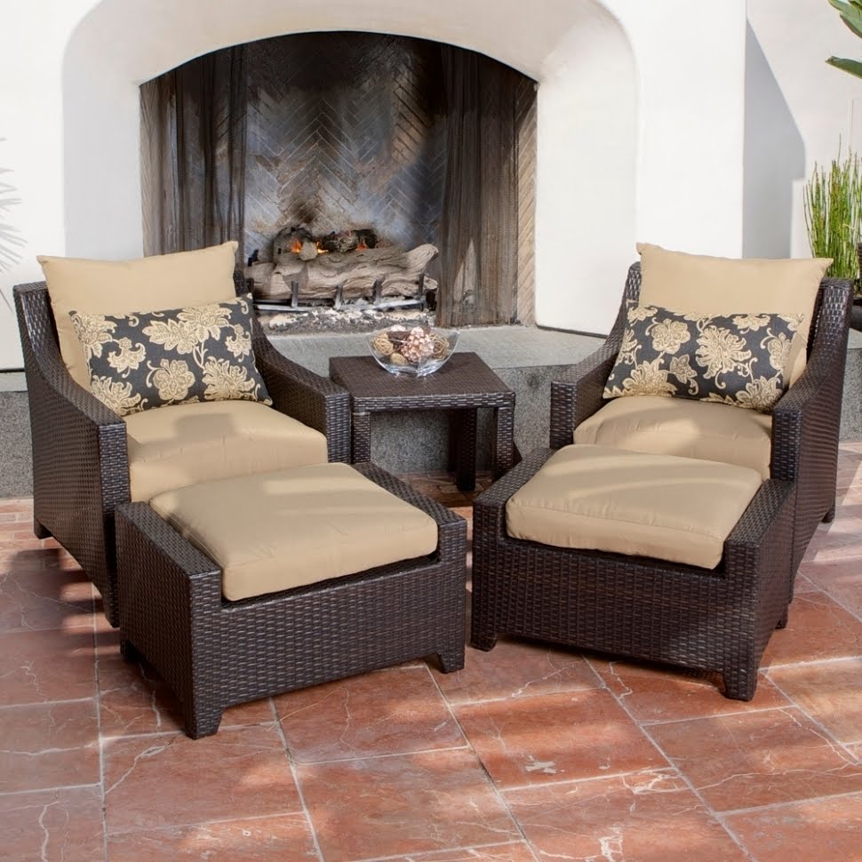 25 Collection of Outdoor Chair With Ottoman