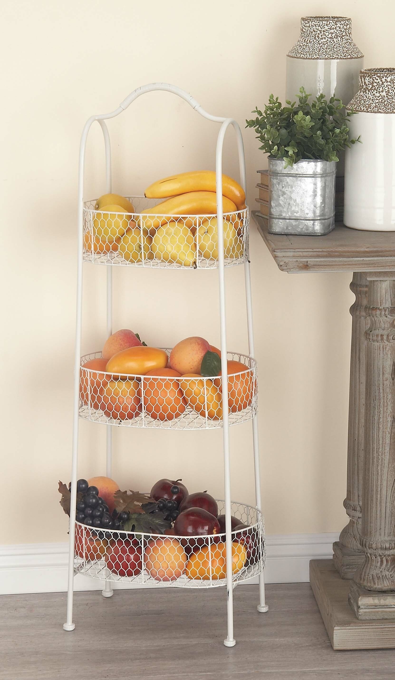 3 Tier Metal Basket