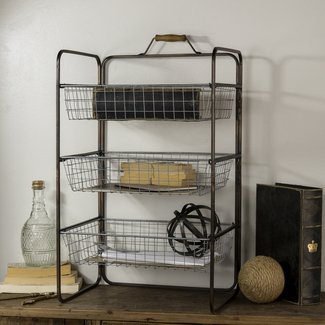 3 Tiered Metal Basket