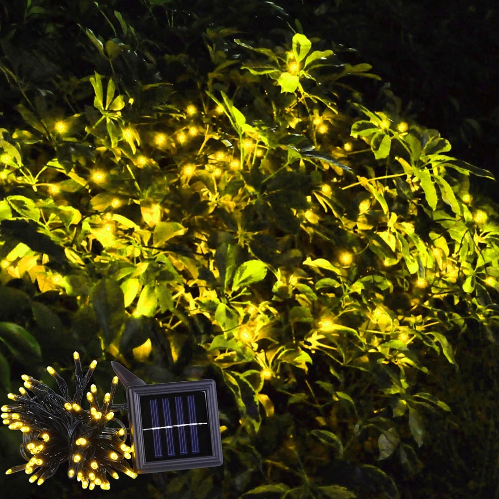 60 LED String Solar Light Outdoor Garden Xmas Wedding ...