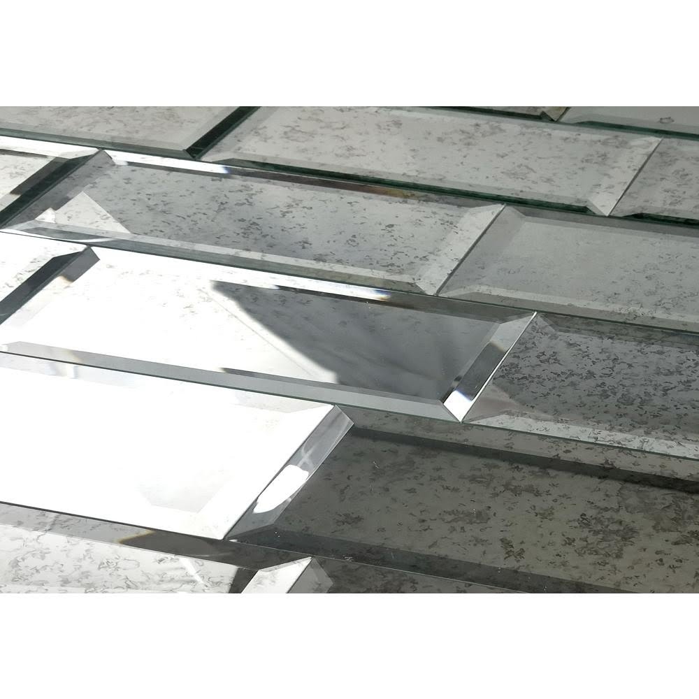 ABOLOS Echo 3 in. x 12 in. Antique Silver Glass