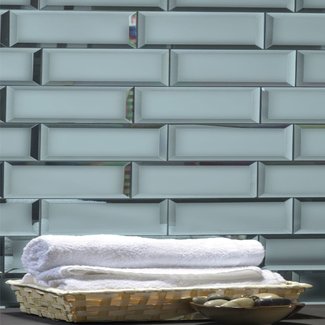 ABOLOS Echo 3 in. x 12 in. Matte Gold Glass