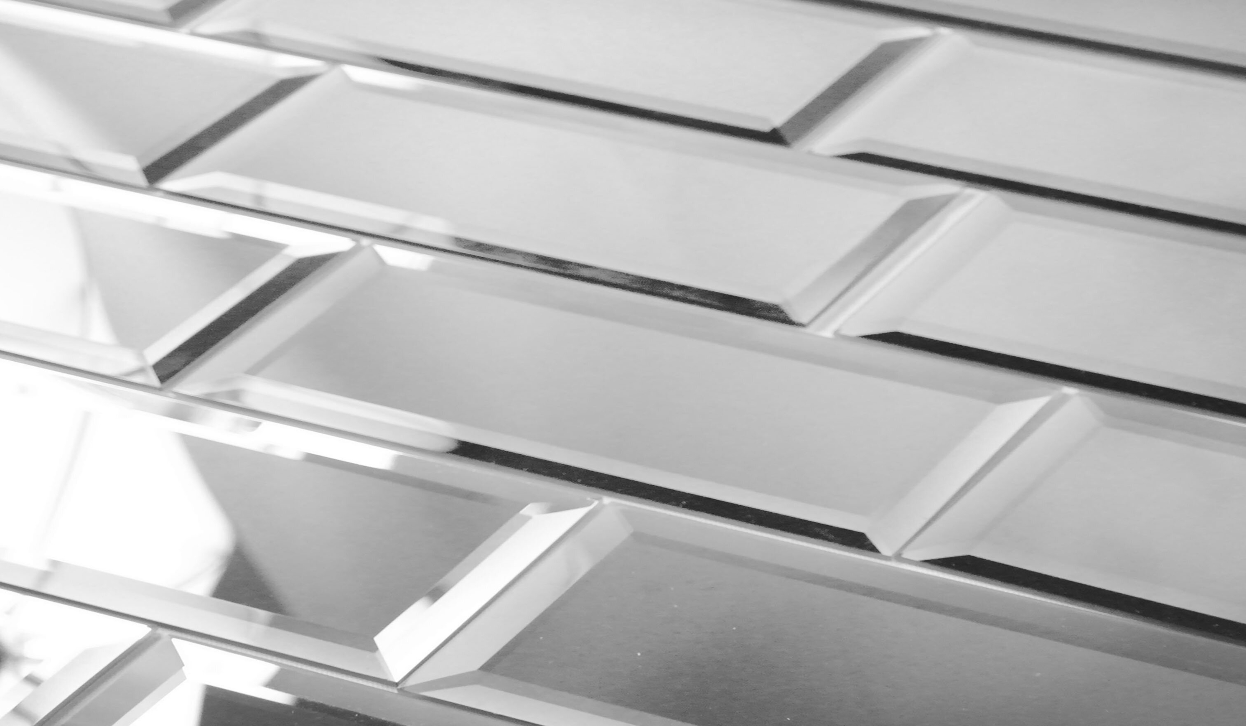 ABOLOS Echo 3 in. x 12 in. Silver Glass Mirror