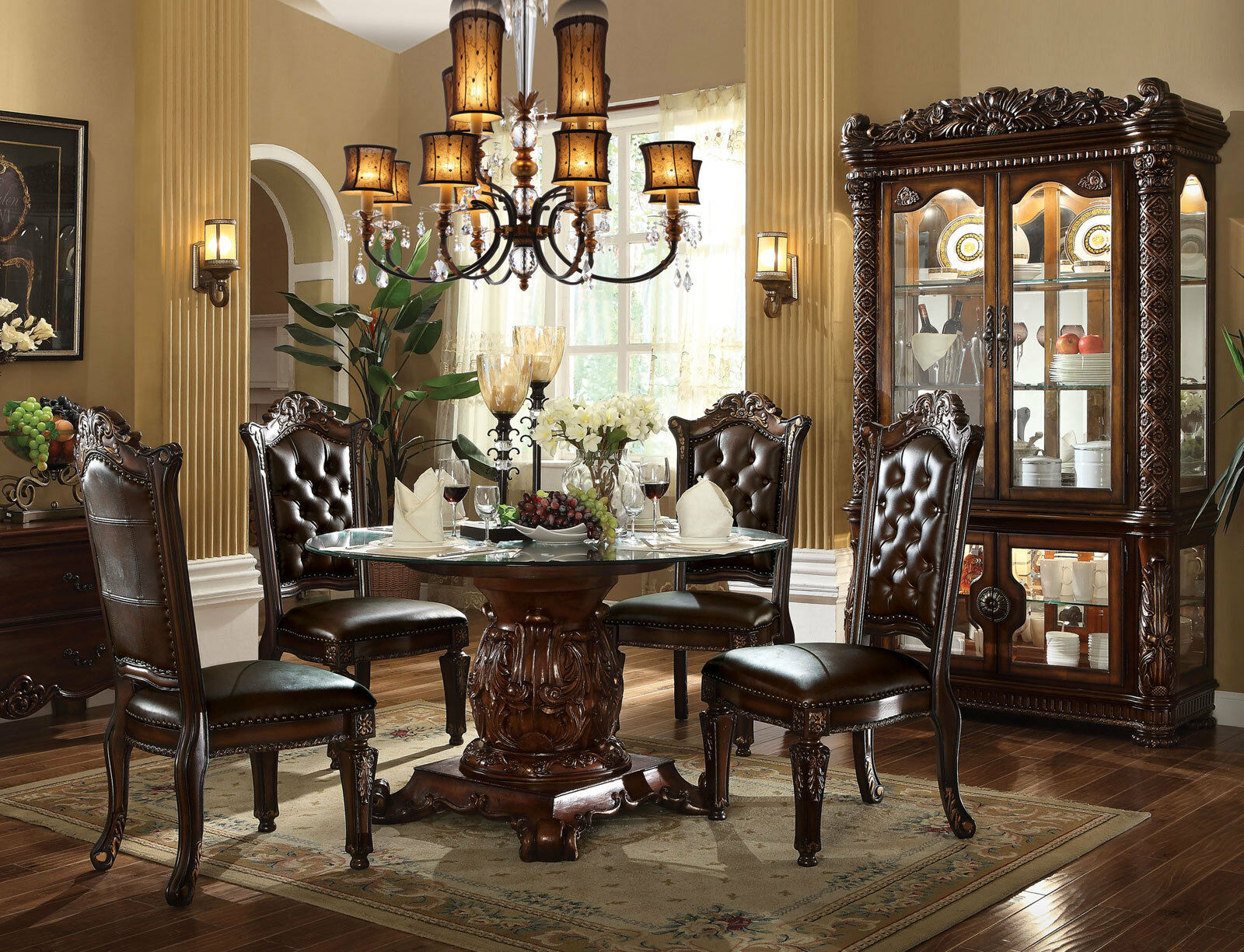Round Formal Dining Table, Formal Round Dining Table