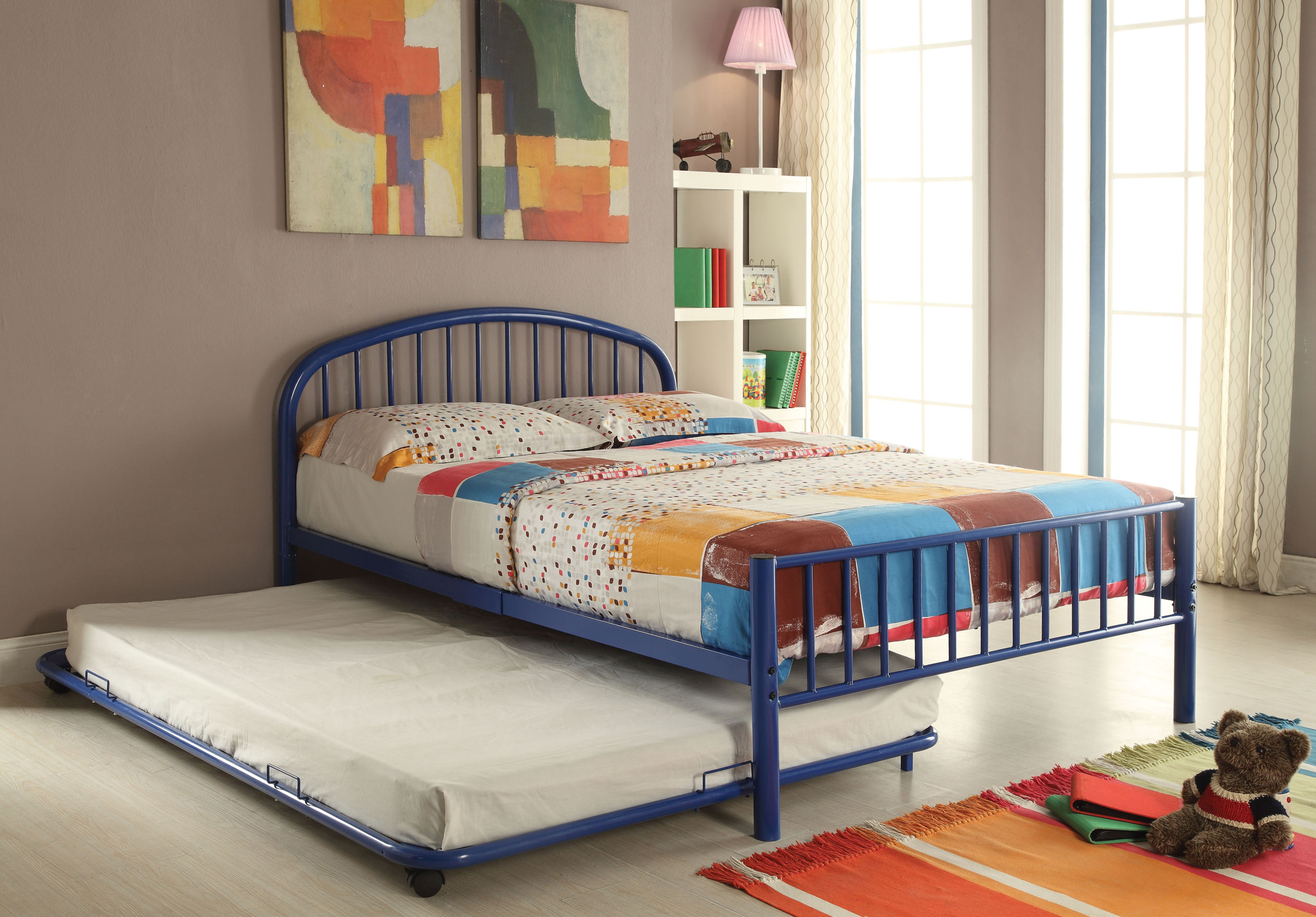 ACME Cailyn Blue Full Trundle