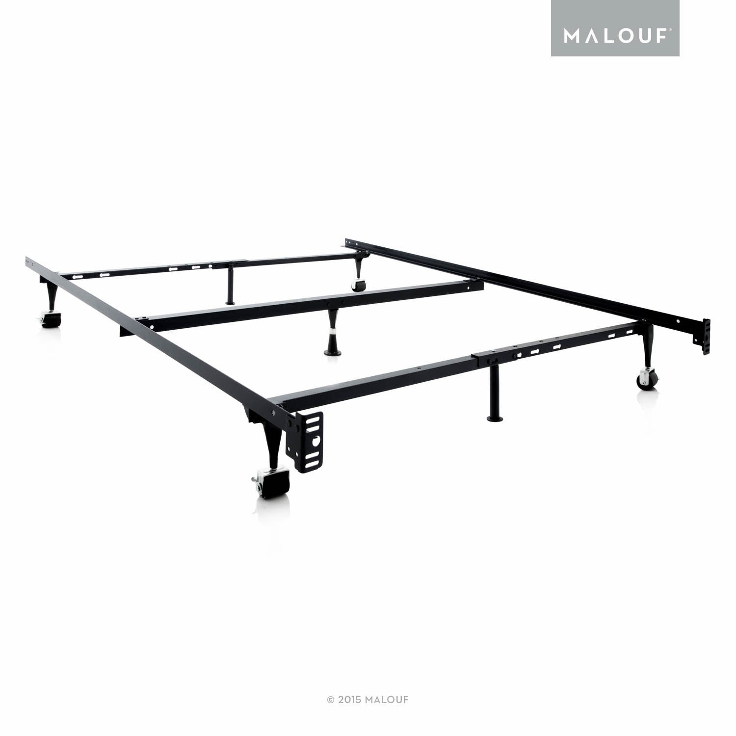 metal bed frame adjustable queen