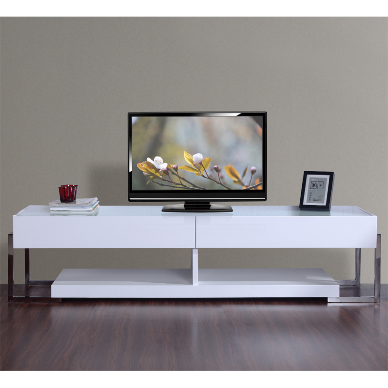 Agent TV Stand-White High Gloss | TV Stands