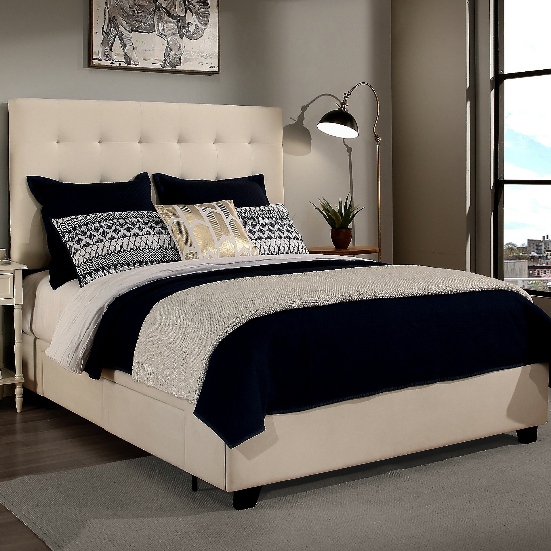 Almendarez Upholstered Storage Platform Bed