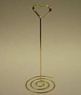 Amazon.com: 6 Pack Gold Table Number Holder Stands with