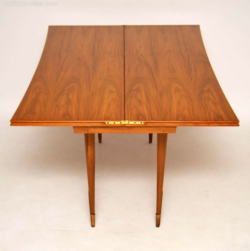 Antiques Atlas - Retro Italian Walnut Console / Dining Table