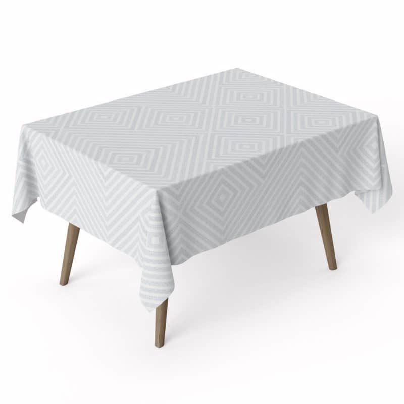 ARDEA HOME Gallica Cotton Tablecloth | Waterproof Laminated Cotton Table Covers for Rectangle Tables | Stain Resistant & Wipe Clean Table Cloth Pad Ideal for Party & Kids | Eco Friendly Flat Sheets