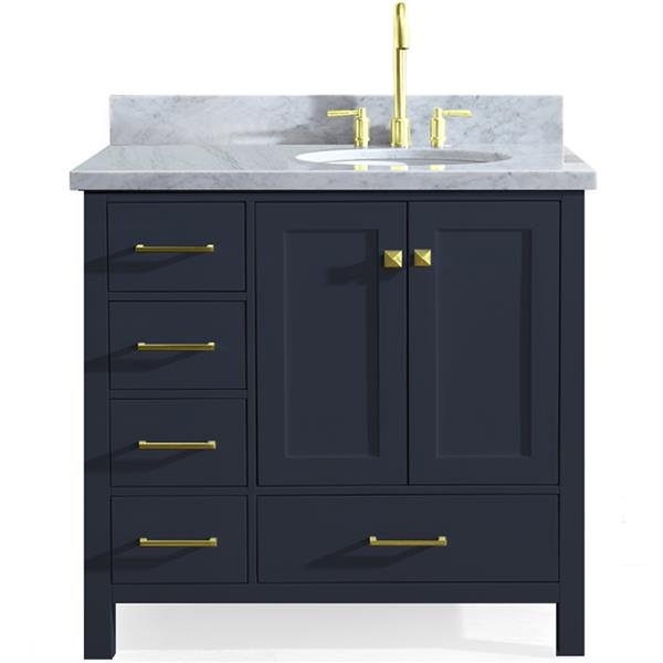 Right Offset Bathroom Vanity You Ll, Bathroom Vanity With Offset Sink