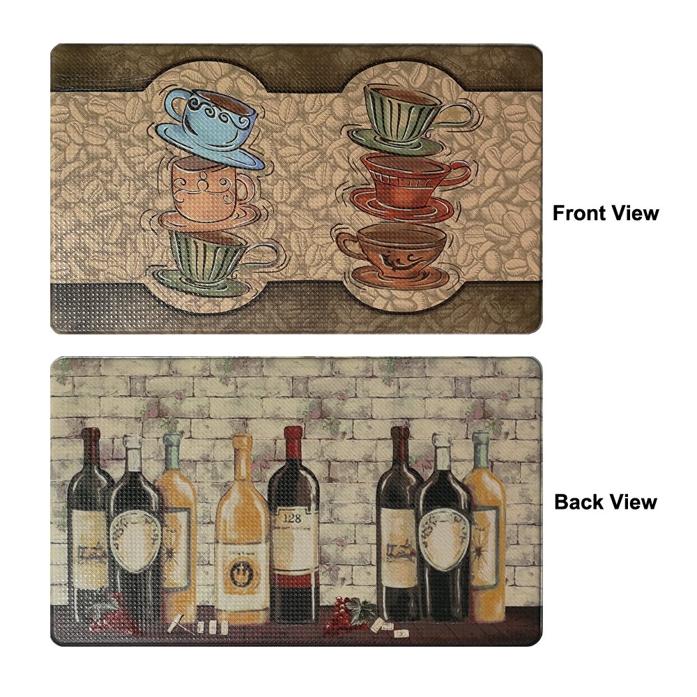 Art3d Premium Reversible Memory Foam Kitchen Mat Anti ...