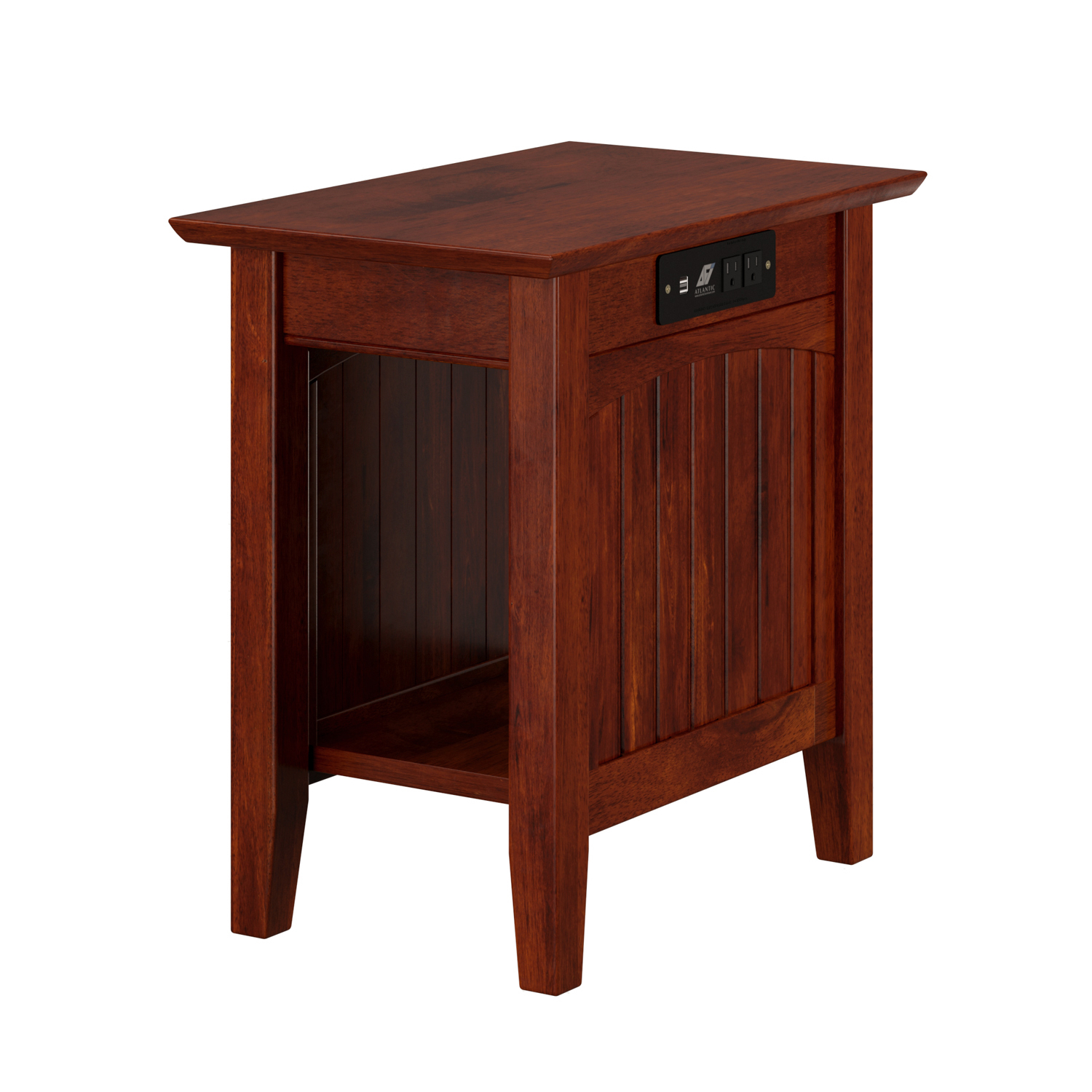 Atlantic Furniture Charlotte Chair Side Table with ...