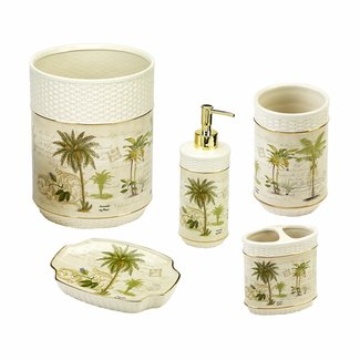 50 Palm Tree Bath Set You Ll Love In 2020 Visual Hunt