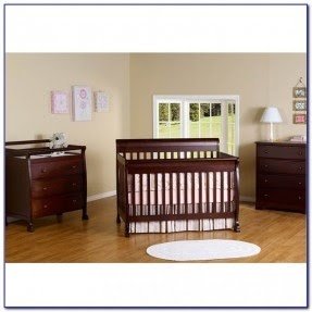 baby crib and dresser combo