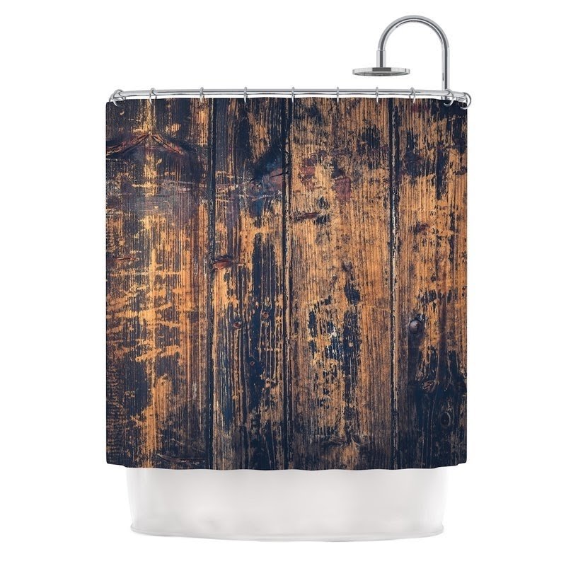 Barn Floor by Susan Sanders Rustic Single Shower Curtain