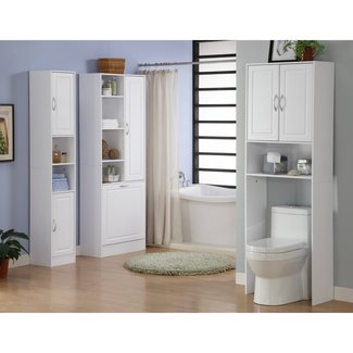 Bathroom: Cheap Bathroom Storage Design With Over The ...