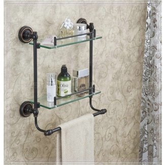 bathroom shelf with towel bar - 28 images - bathroom
