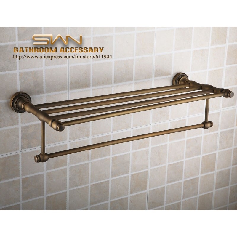 Bathroom - Towel Bars - Antique Brass Ti-PVD Finish Wall