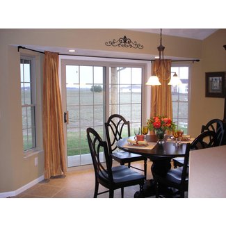 bay-window-curtain-rod-Pool-Traditional-with-none ...