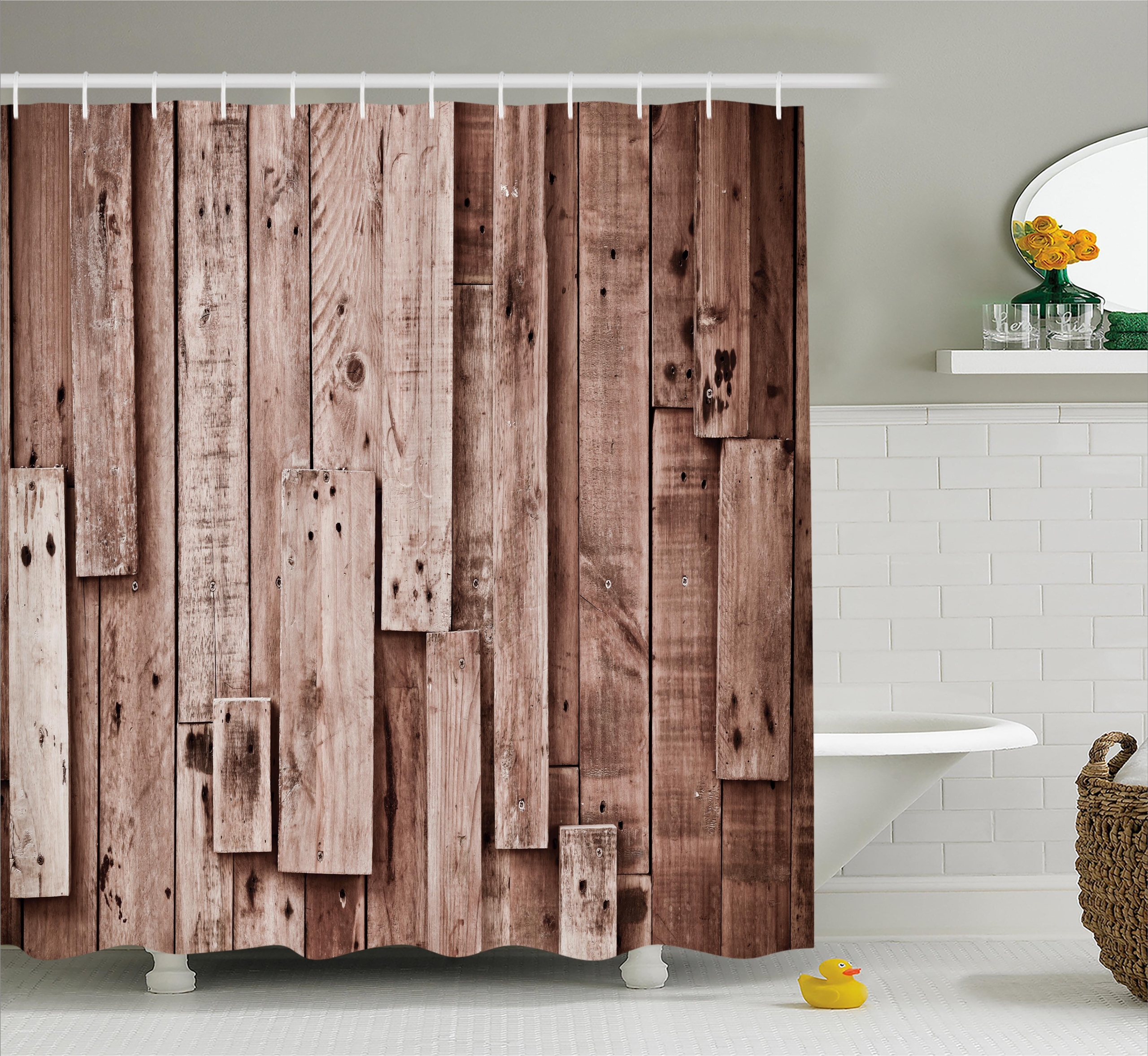 Beauville Vintage Barn Floor Art Single Shower Curtain