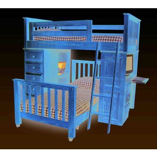 Bunk Beds With Dressers Visualhunt, Crib Bunk Bed Combination