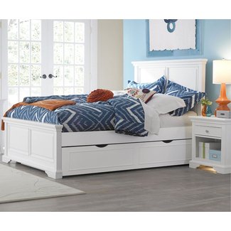Bedroom: Cute White Trundle Bed For Inspiring Teenage Girl ...