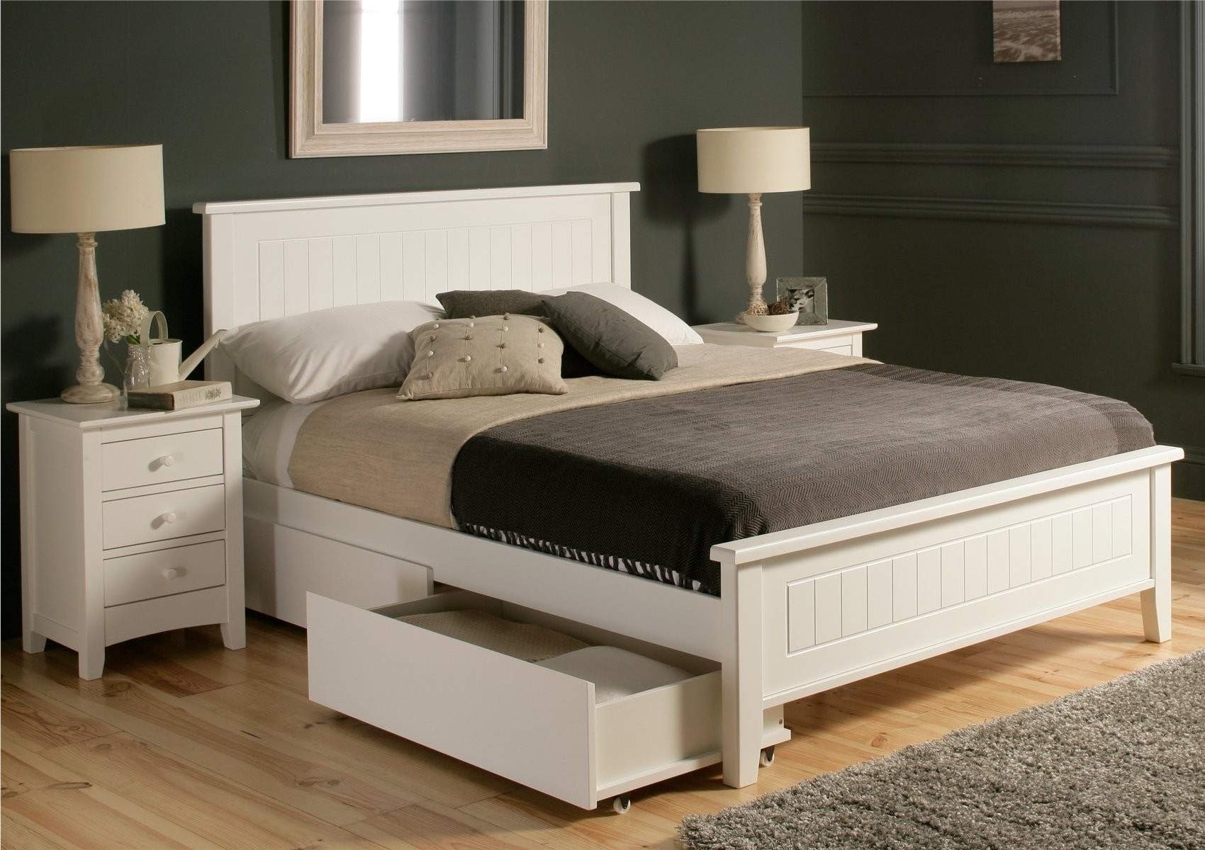 Bed With Drawers Underneath Visualhunt, King Bed Frames With Storage Underneath