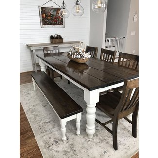 Farmhouse Table With Bench You Ll Love In 2021 Visualhunt