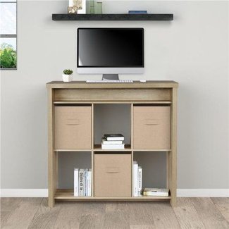 Desk With Cube Storage - VisualHunt