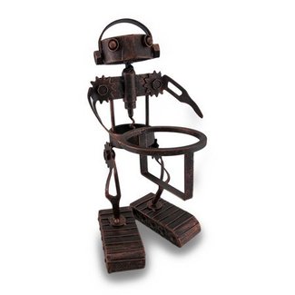 Bot the Single Bottle Holder Metal Wine Display -