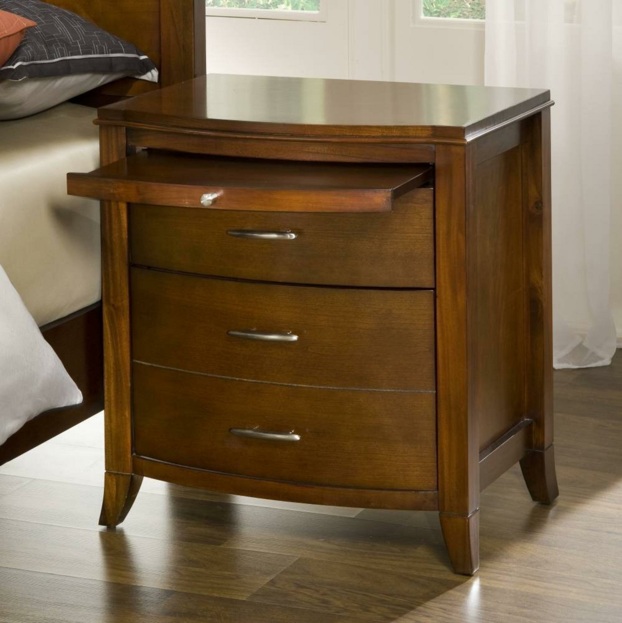 Brighton Nightstand with Charging Station