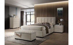 Bronte Gas Lift Storage Queen Bed Frame