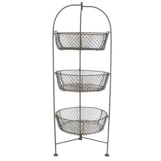 Brown 3-Tier Wire Basket | Hobby Lobby | 545632