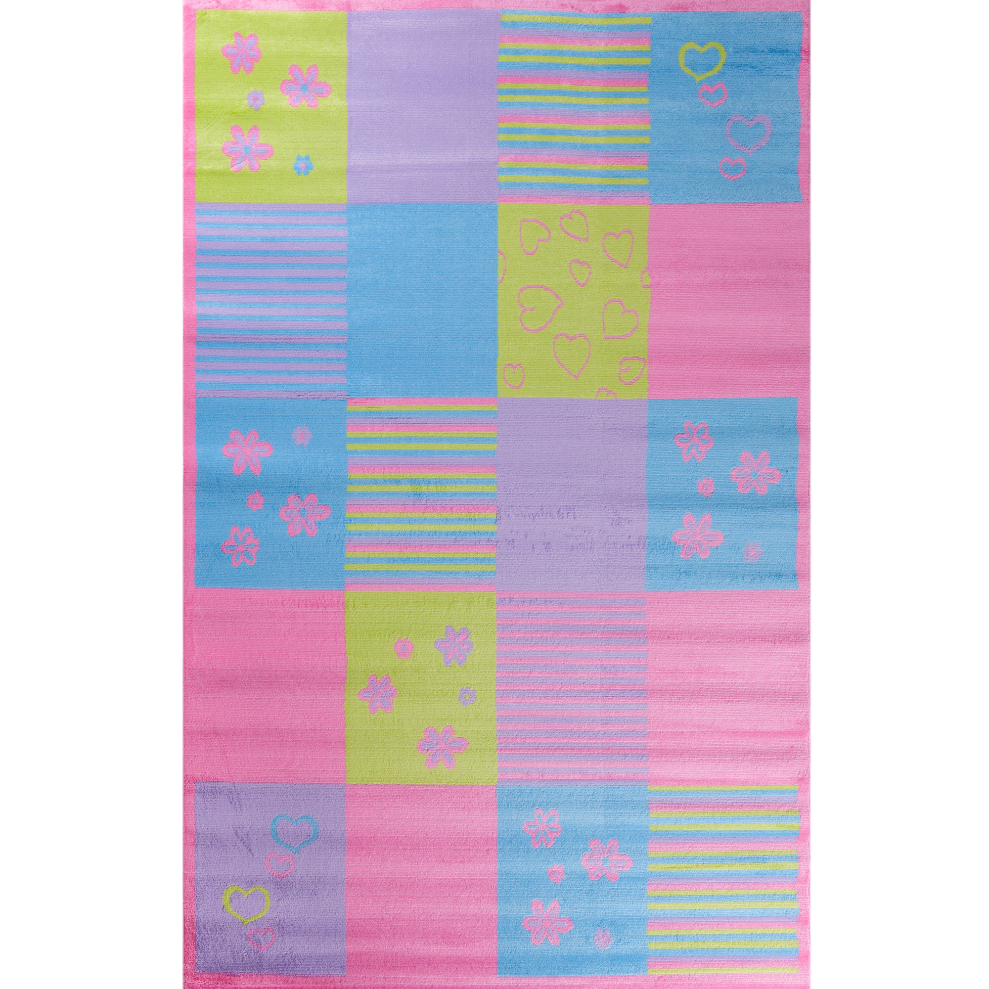 Bullock Patchwork Kids Area Rug