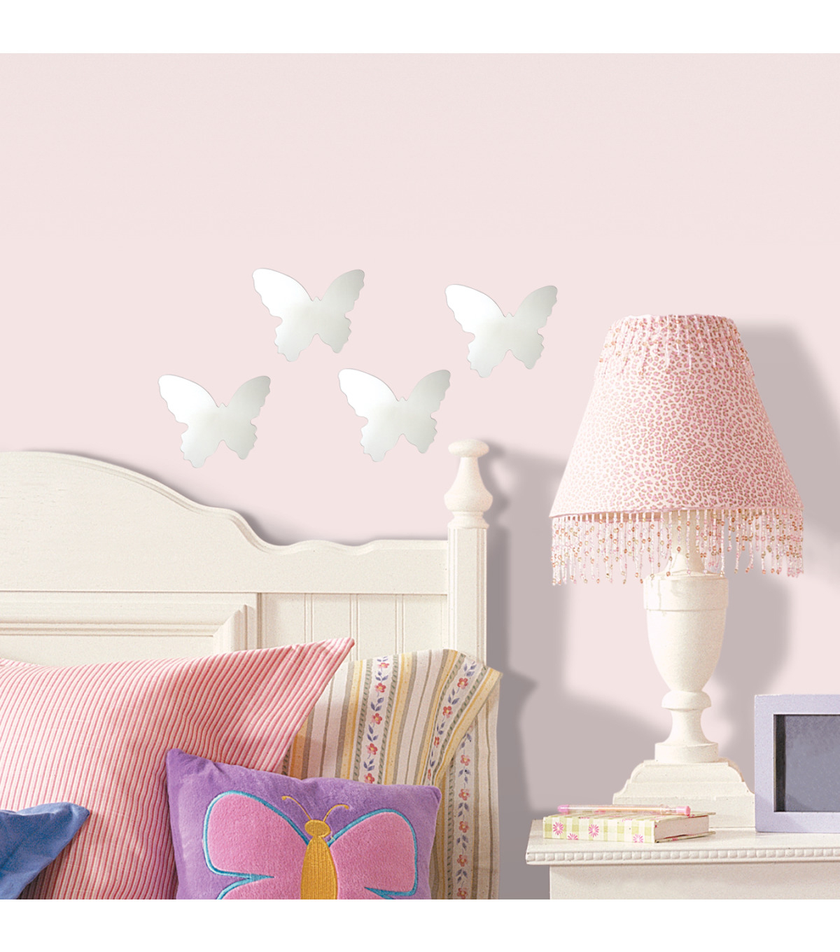 Butterfly Peel Stick Mirrors 4 Pack | RoomMates