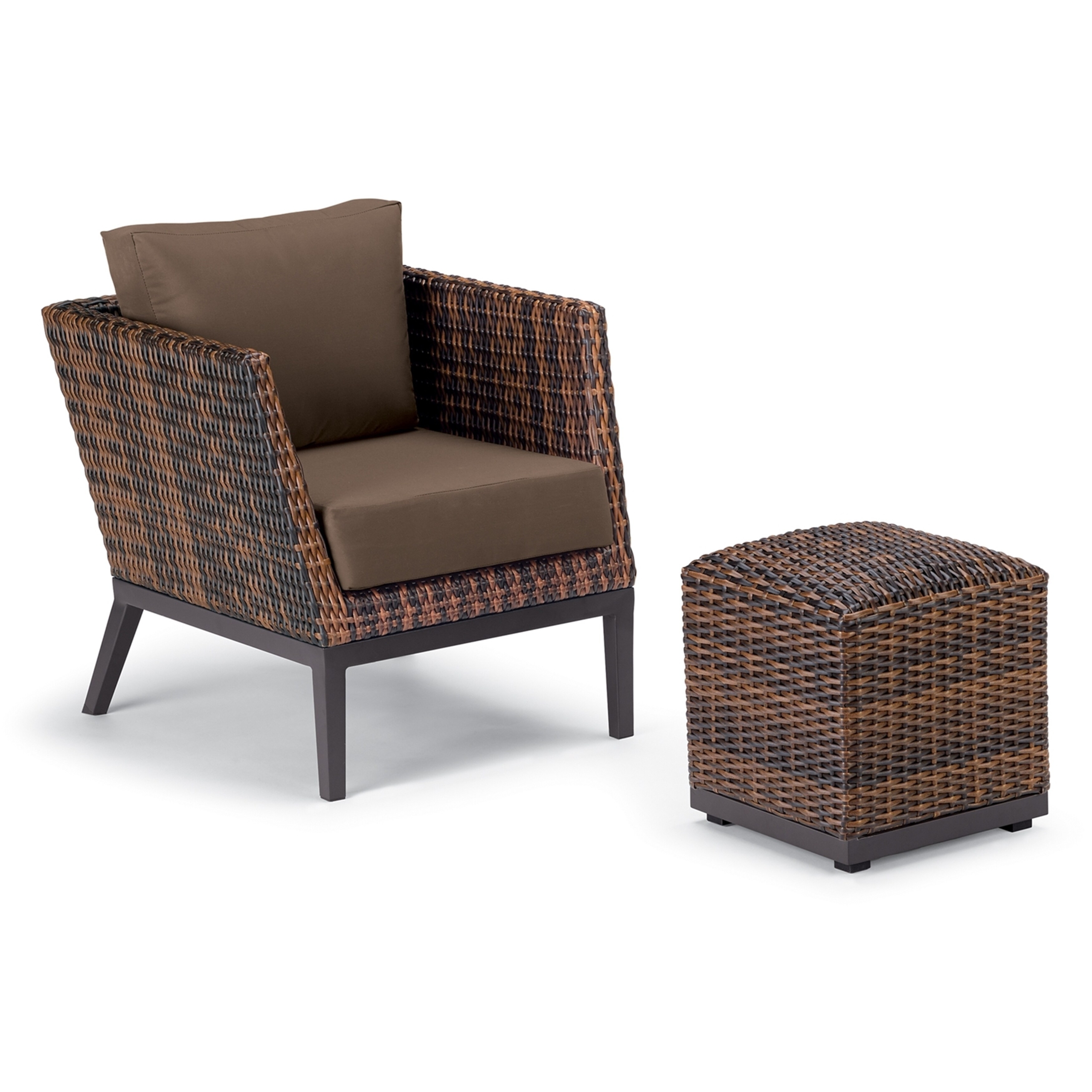 Outdoor Chairs With Ottoman Visualhunt, Oversized Patio Chairs With Ottoman Storage