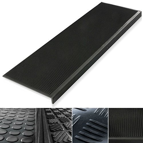 Heavy Duty Rubber Stair Treads Step Mats Covers Outdoor and Indoor