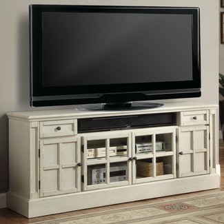Charlotte 72 Inch TV Console with Power Center in Antique