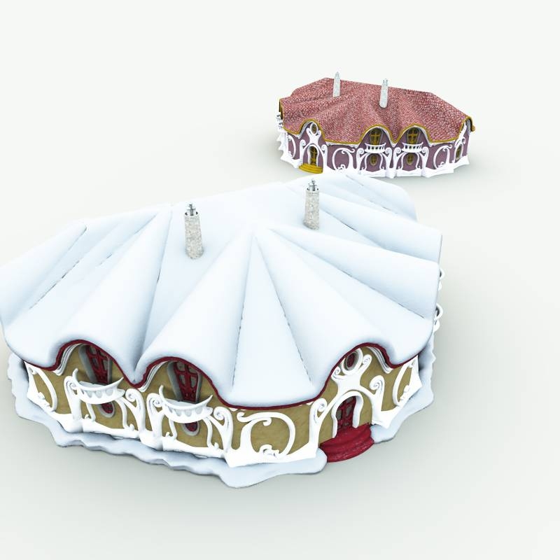 Christmas Village 13 Complete Edition 3D Model Set