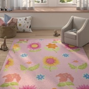 Claro Hand-Tufted Wool Pink Area Rug