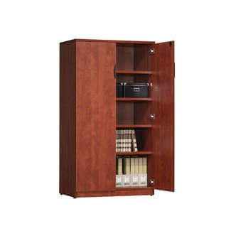 Double Door Laminate Storage Cabinet with Lock