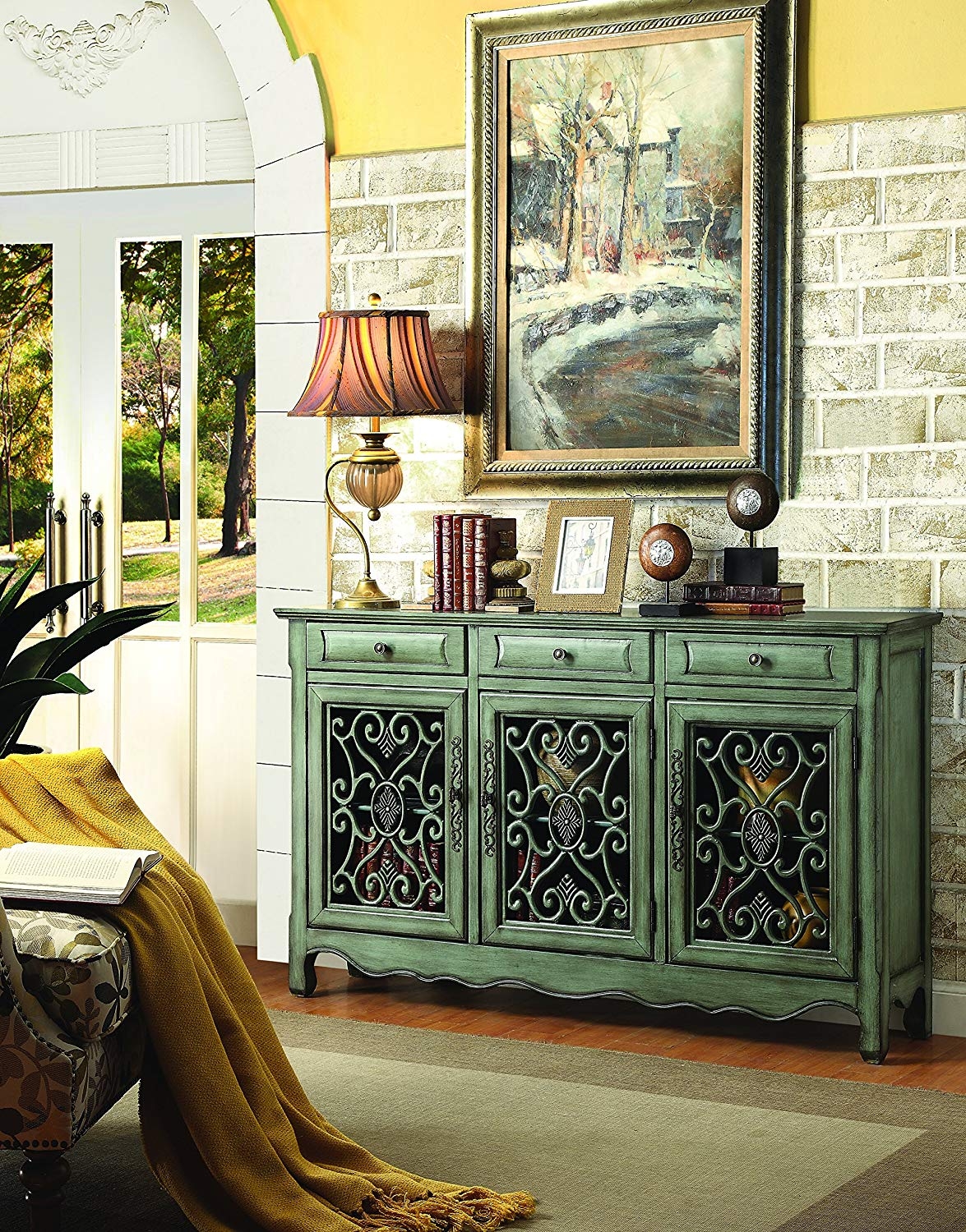 Coaster Company of America Antique Green Decorative Chest