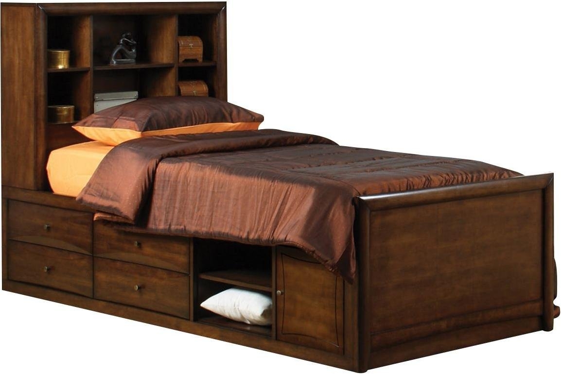 Coaster Home Furnishings 400280T Twin Chest Bed, Warm Brown